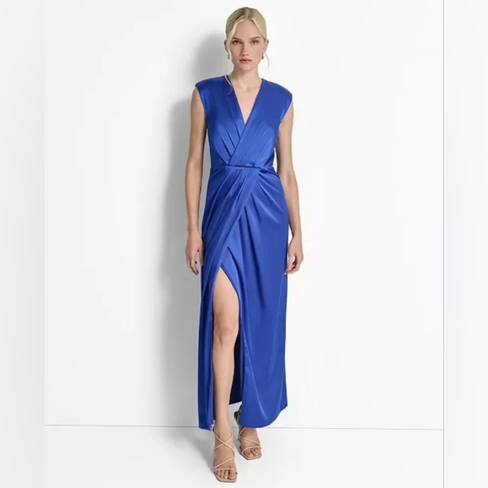 DKNY Royal Blue Maxi Dress